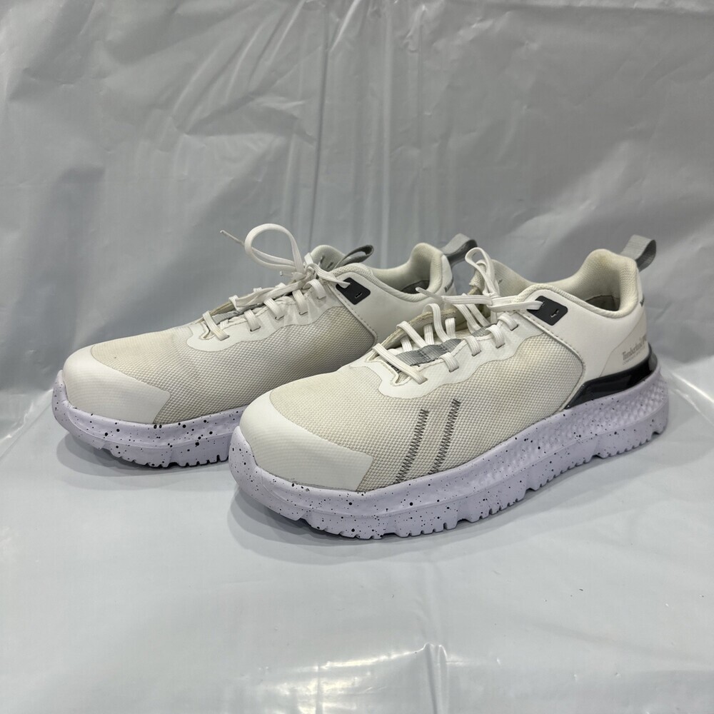 Timberland Pro Setra TB1A5RR2100 Sneakers Men 8 White Comp-Toe Work Shoes EBS830
